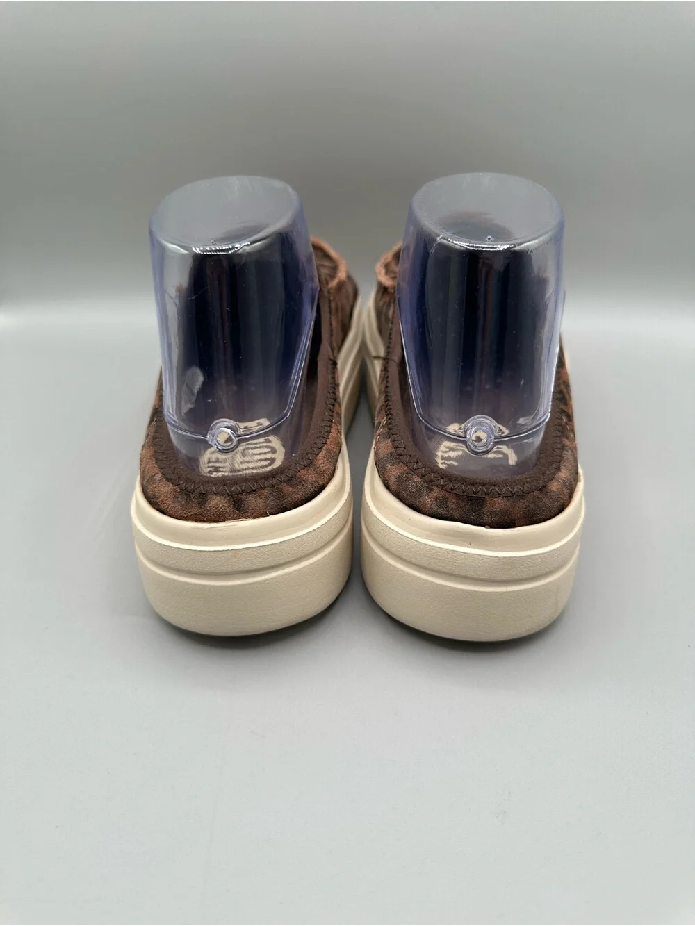 Hey Dude Austin Lift Classic Platform Leopard Slip On Women 8 Brown - Picture 7 of 11